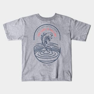 Lake Fishing Fisherman Kids T-Shirt